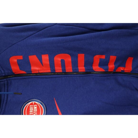 Nike Womens Medium Detroit Pistons Basketball French Terry Modern Cape Hoodie - Picture 5 of 16